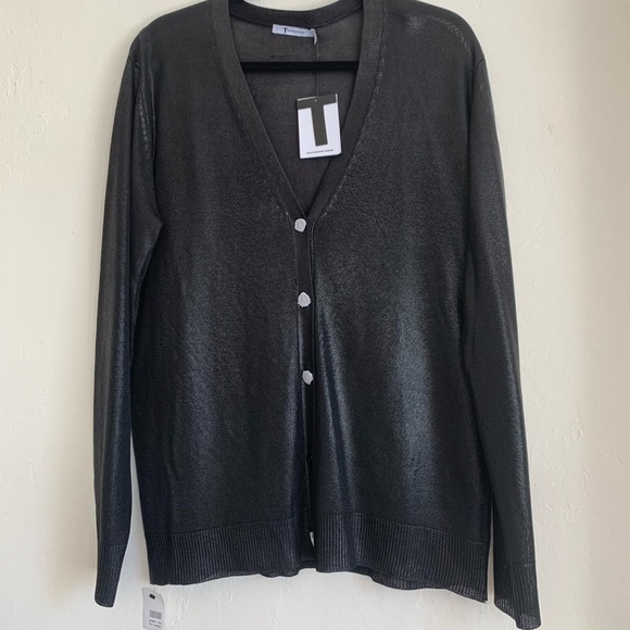 Alexander Wang Sweaters - Alexander Wang Black Metallic Sweater